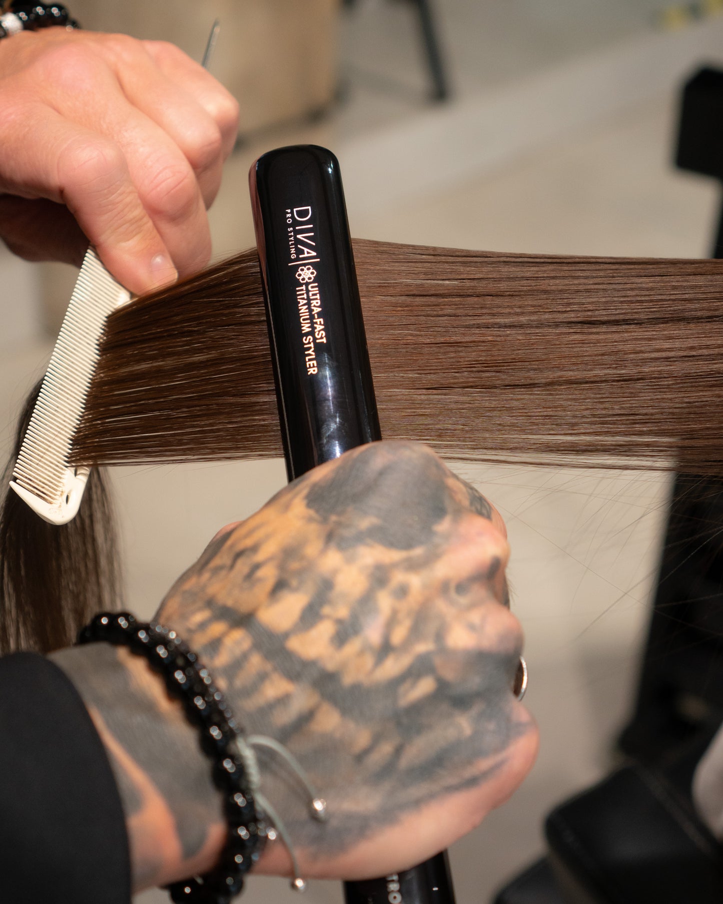 Ultra Fast Titanium Straightener | Ultra szybka tytanowa prostownica do włosów
