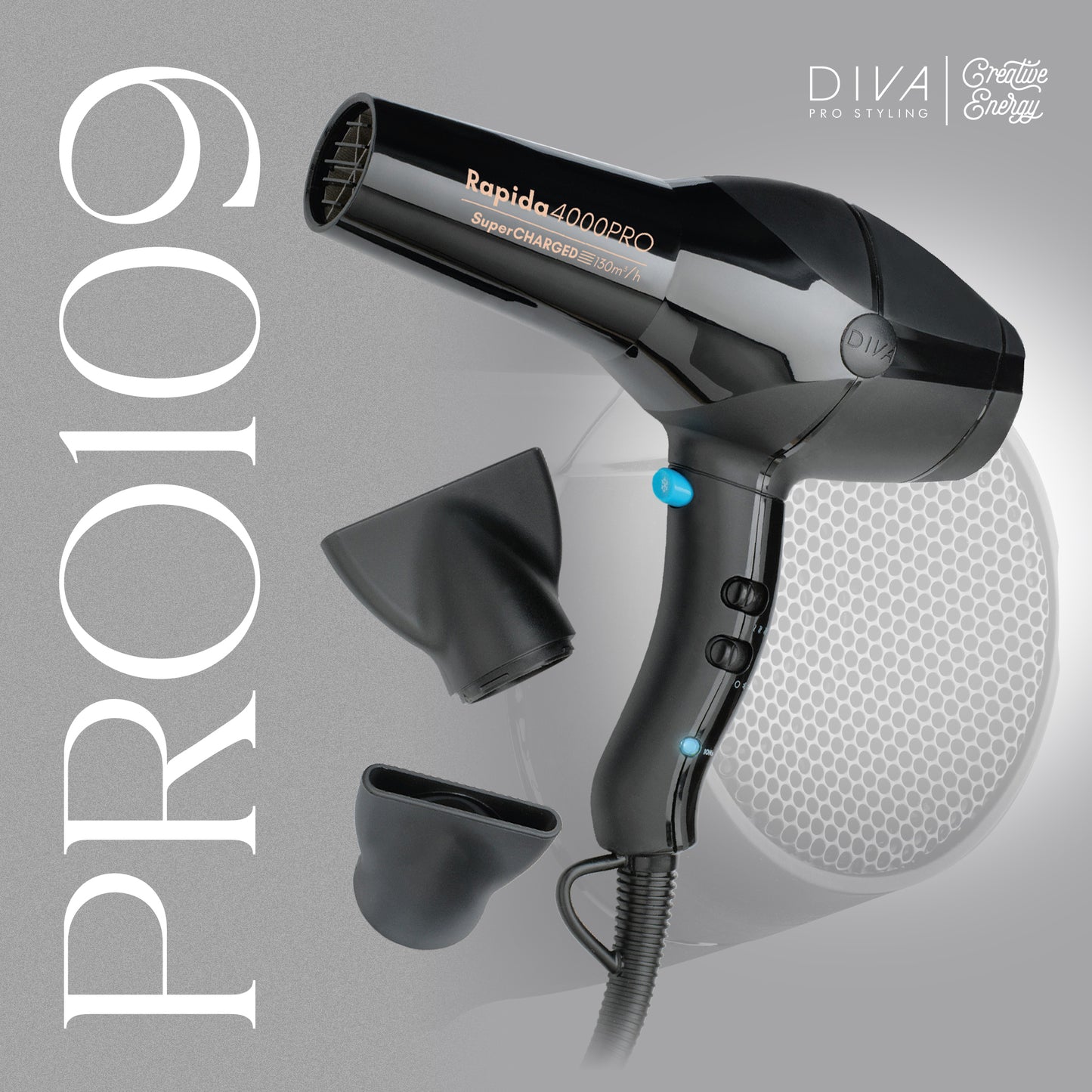 Rapida 4000 Pro | Suszarka do włosów 2200W