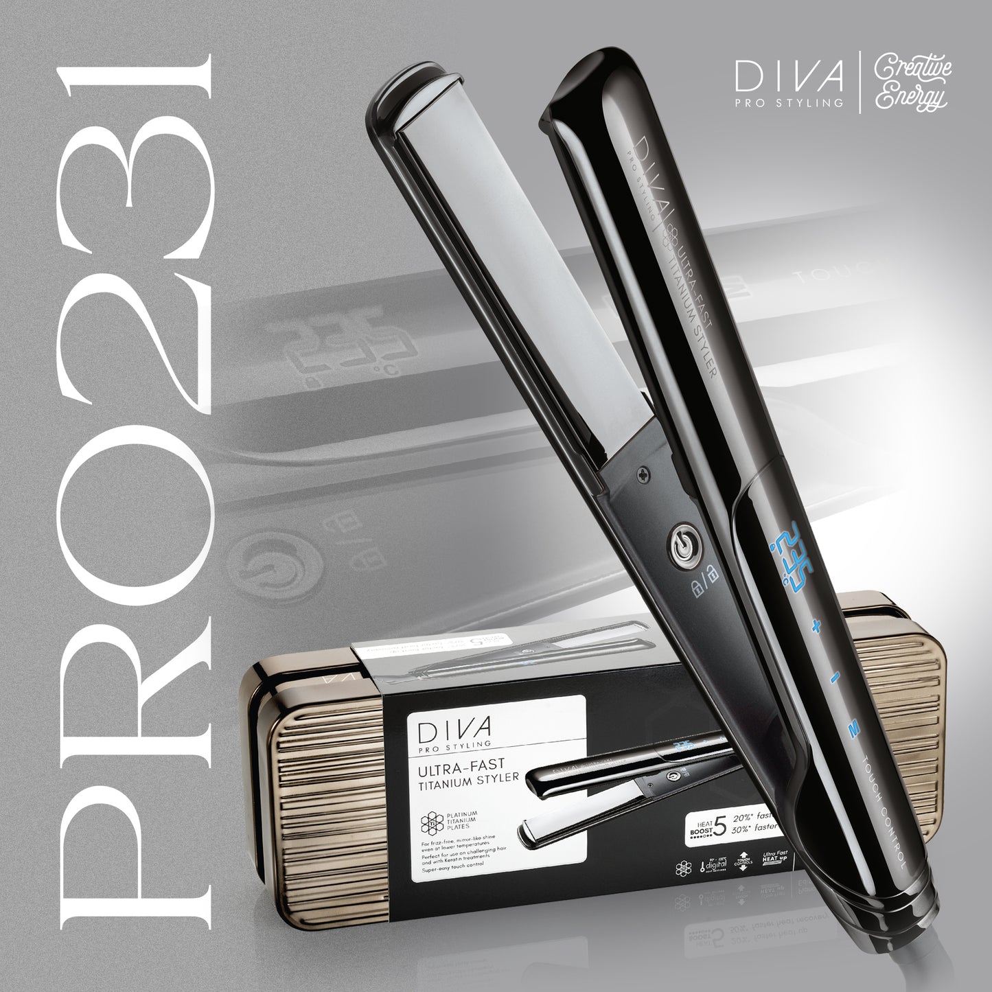 Ultra Fast Titanium Straightener | Ultra szybka tytanowa prostownica do włosów