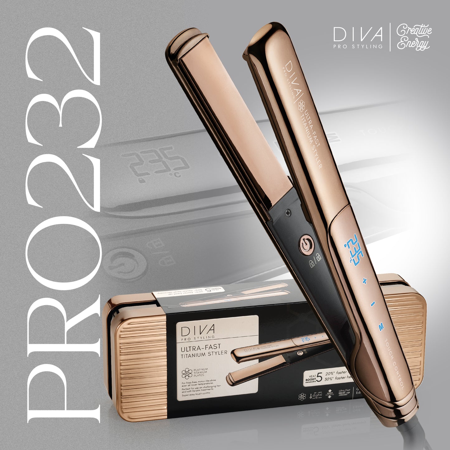 Ultra Fast Titanium Straightener | Ultra szybka tytanowa prostownica do włosów