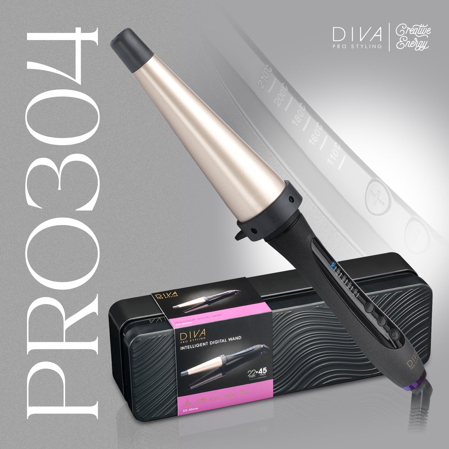 Digital Wand | Stożkowe lokówki do włosów