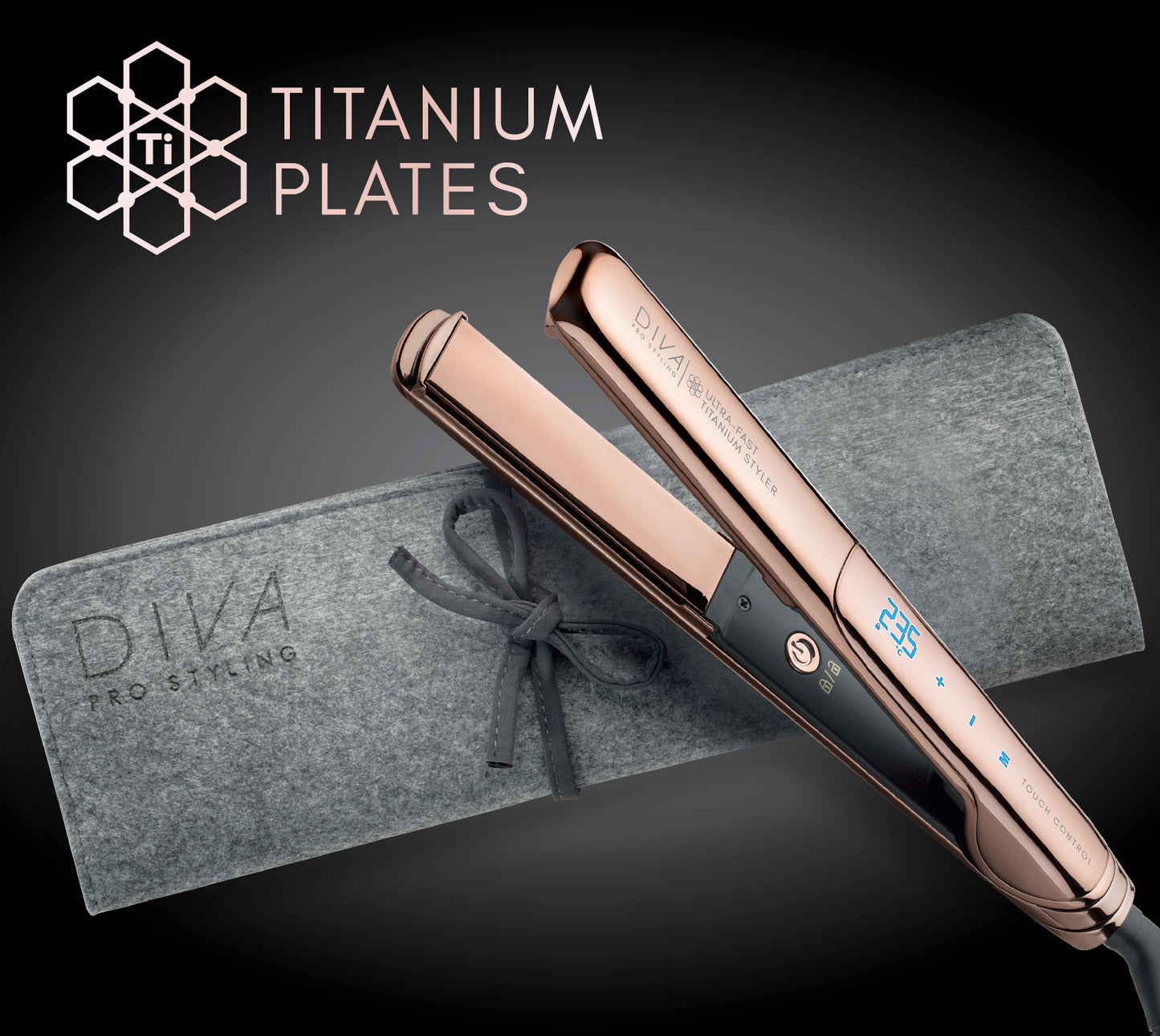Ultra Fast Titanium Straightener | Ultra szybka tytanowa prostownica do włosów