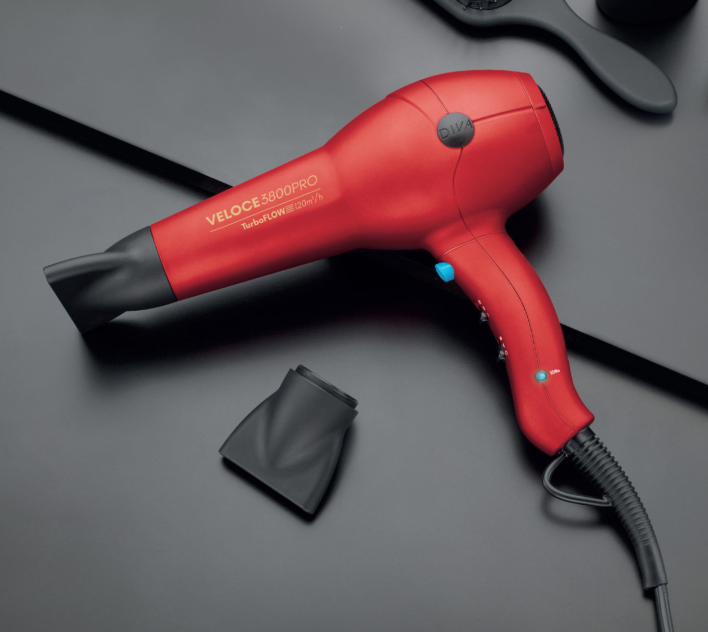 Veloce 3800 Pro | Suszarka do włosów w matowej obudowie 2200W