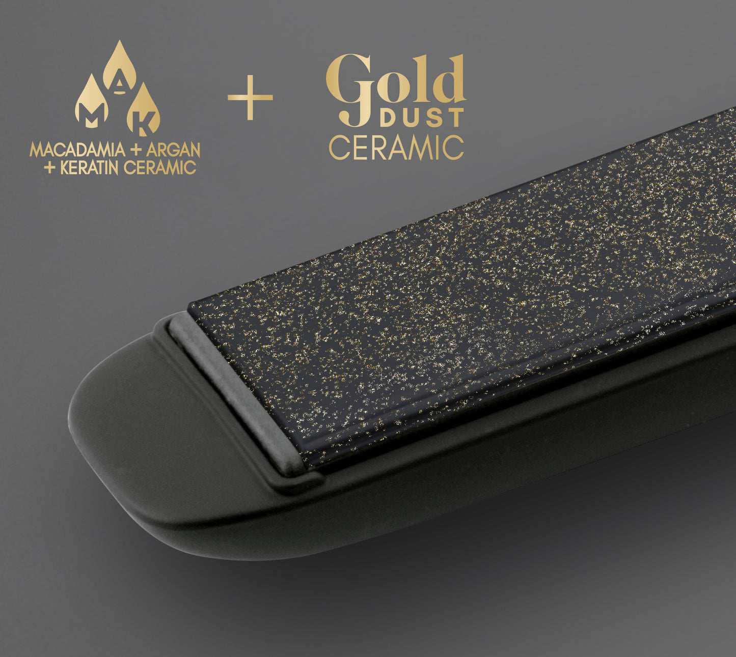 Precious Metals Gold Dust | Prostownica do włosów z drobinkami złota (PRO240)