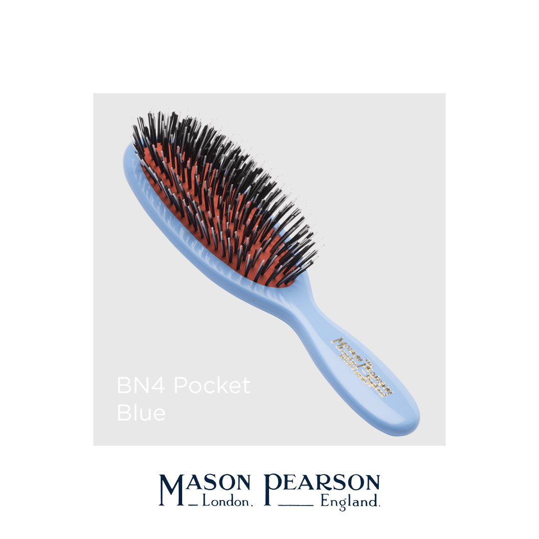 Mason Pearson I Szczotka do włosów POCKET BN4 (dzik+nylon)