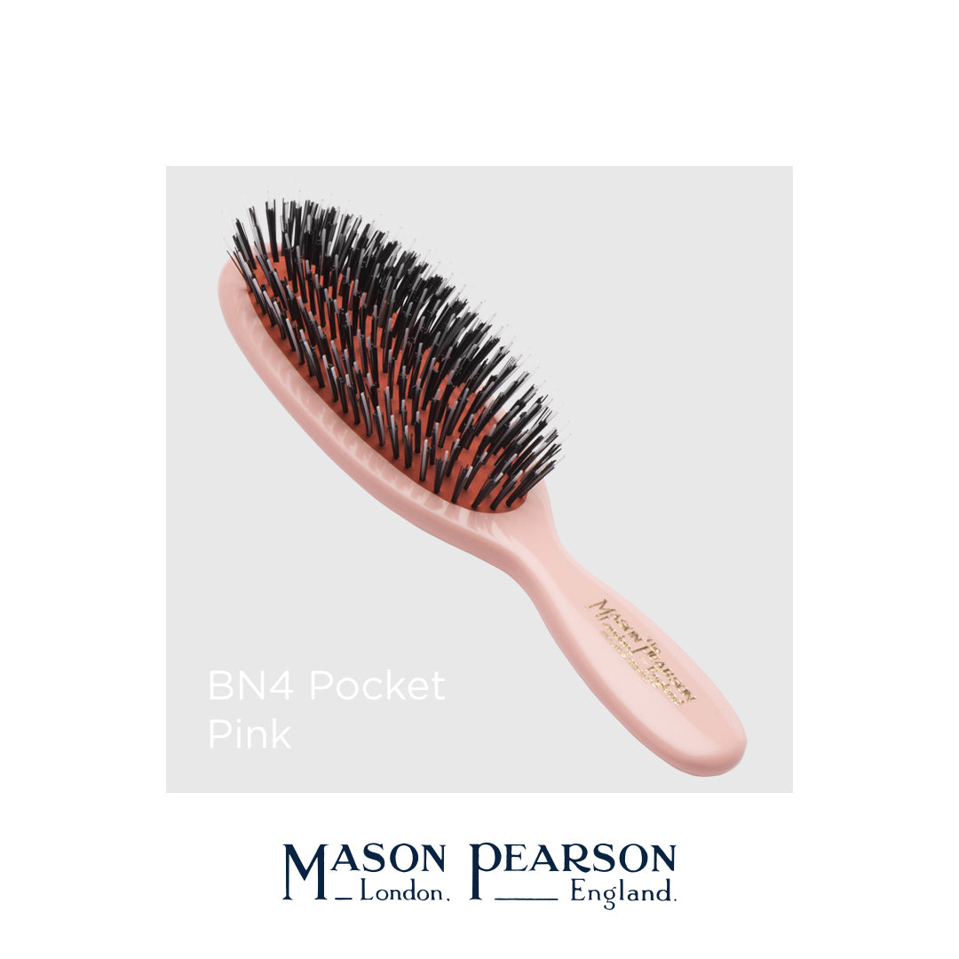 Mason Pearson I Szczotka do włosów POCKET BN4 (dzik+nylon)